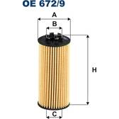 Filtro olio FILTRON - OE 672/9
