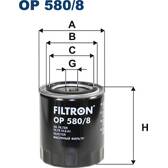 Filtro olio FILTRON - OP 580/8