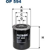 Filtro olio FILTRON - OP 594