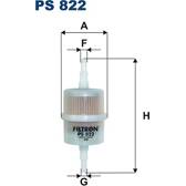 Kraftstofffilter FILTRON - PS 822