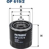 Oil Filter FILTRON - OP 619/2