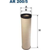 Secondary Air Filter FILTRON - AR200/5W