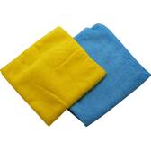Microfiber Chiffons -400x400mm (1 blue/1 yellow) FINITECH - 600019