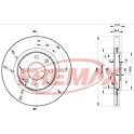 Juego de 2 discos de freno FREMAX - BD-4697