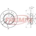 Jeu de 2 disques de frein FREMAX - BD-4689