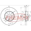 Jeu de 2 disques de frein FREMAX - BD-5615