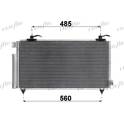 Condensor, airconditioning FRIGAIR - 0815.3028