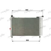 Condensor, airconditioning FRIGAIR - 0825.3024