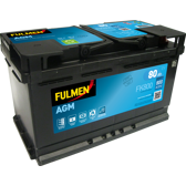 Batería de arranque 80Ah/800A FULMEN - FK800