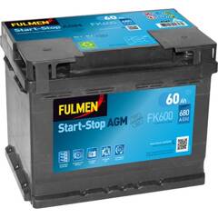 Batterie de démarrage 60ah / 680A FULMEN - FK600