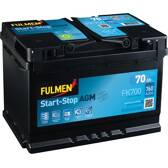 Batterie de voiture 70Ah/760A FULMEN - FK700