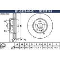 Front brake disc GALFER - B1.G228-0145.1