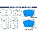 Front brake pad set GALFER - B1.G120-1397.2