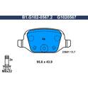 Kit pastiglie freno posteriore GALFER - B1.G102-0567.2