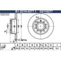 Brake disc set (2) GALFER - B1.G210-0277.1