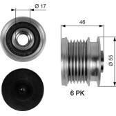 Alternator pulley GATES - OAP7092