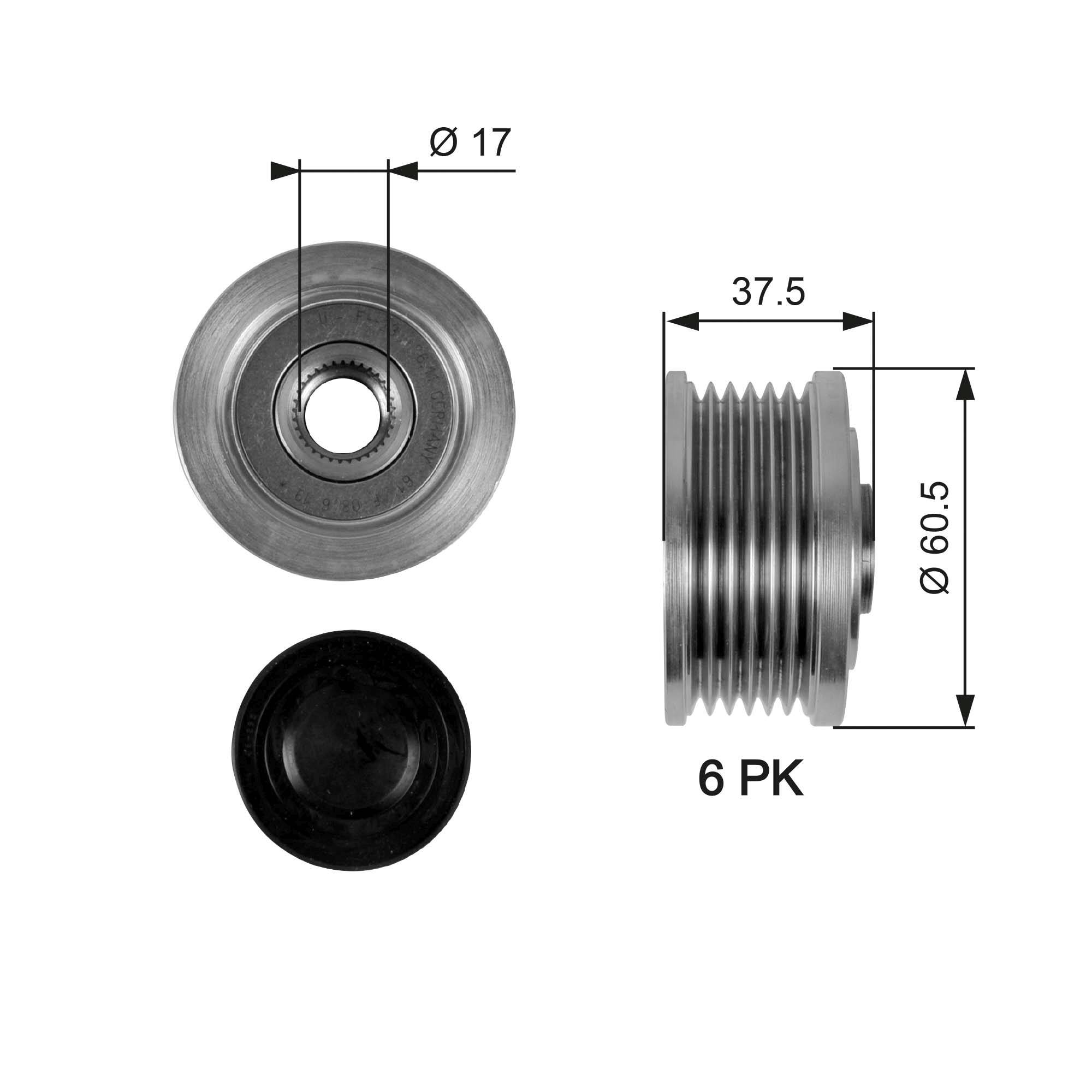 Belt Pulley, alternator
