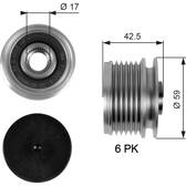 Belt Pulley, alternator GATES - OAP7106