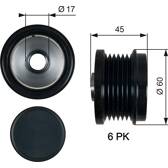 Belt Pulley, alternator GATES - OAP7155