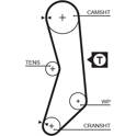 Courroie de distribution GATES - 5030XS