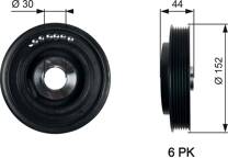Crankshaft pulley