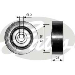 Galet enrouleur (courroie d'accessoire) GATES - T36297