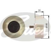 Galet enrouleur (courroie d'accessoire) GATES - T36374