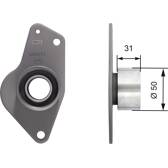 Galet enrouleur (courroie de distribution) GATES - T42089