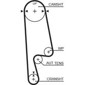 Kit distribution avec pompe à eau GATES - KP15234XS