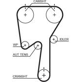 Kit distribution GATES - K045509XS
