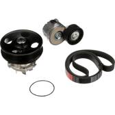 Pompe à eau jeu de courroie trapézoïdale à nervures GATES - KP16PK1310