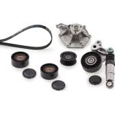 Pompe à eau jeu de courroie trapézoïdale à nervures GATES - KP66PK2500