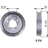 Poulie damper GATES - TVD1055