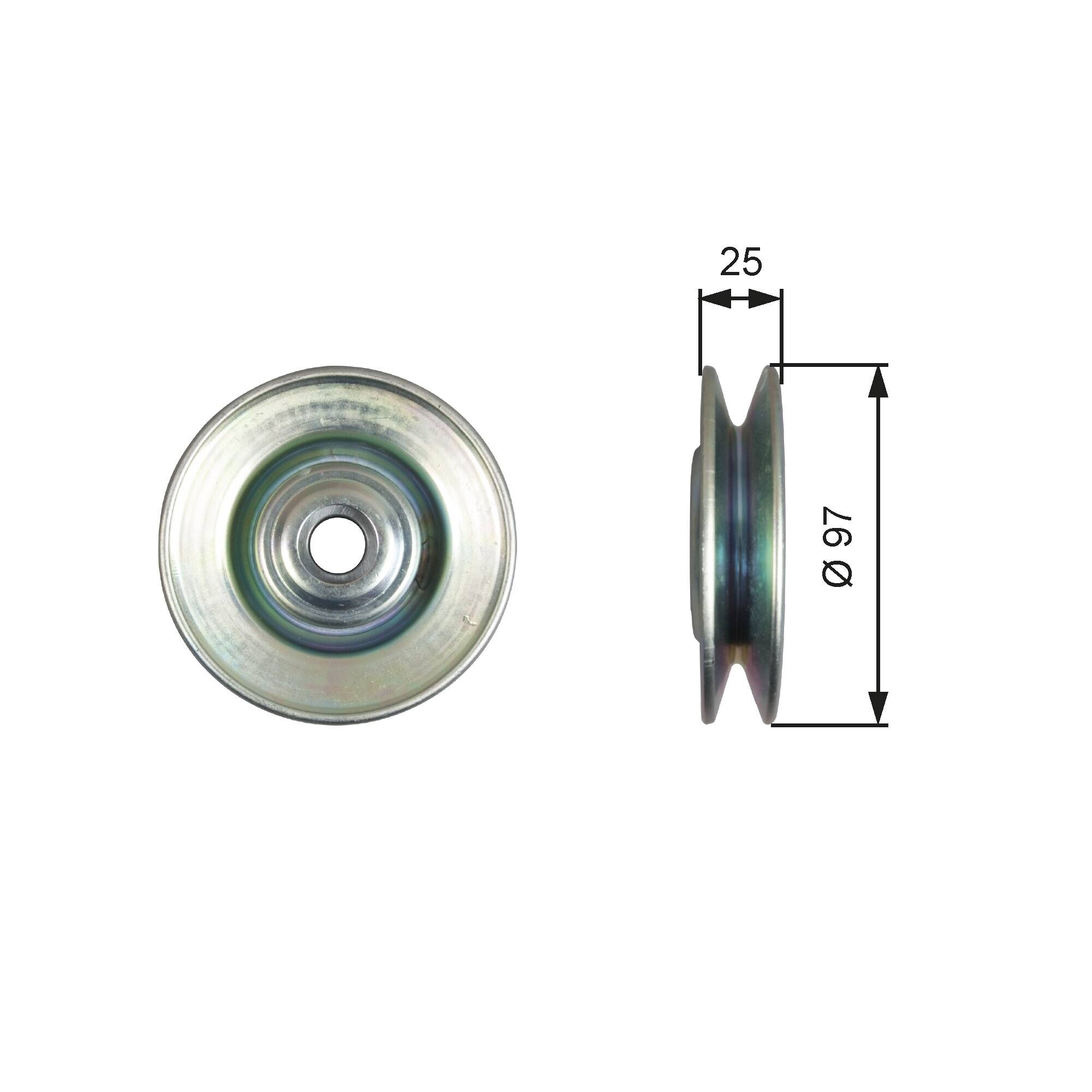 Deflection Pulley/Guide Pulley, V-belt