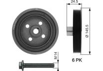 Riemschijf, krukas