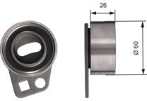 Rolo tensor, correia dentada