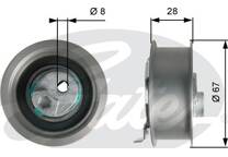 Rolo tensor, correia dentada