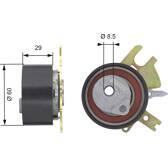 Rullo tenditore, Cinghia dentata GATES - T43089