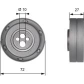 Spannrolle GATES - T41216
