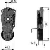 Spanrol, Poly V-riem GATES - T38405