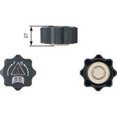 Tampa de fecho, recipiente de líquido de refrigeração GATES - RC210