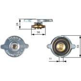 Tampa, radiador GATES - RC106
