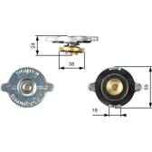Tampa, radiador GATES - RC111