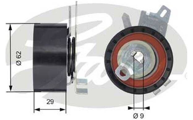 gates tensioner pulley