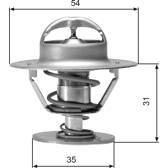 Termostato, refrigerante GATES - TH00682G1