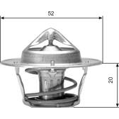 Termostato, refrigerante GATES - TH04182G1