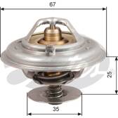 Termostato, refrigerante GATES - TH14387G1
