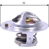 Thermostaat, koelvloeistof GATES - TH24485G1