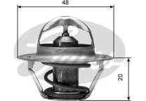 Thermostat, Kühlmittel