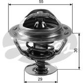 Thermostat, Kühlmittel GATES - TH12283G2